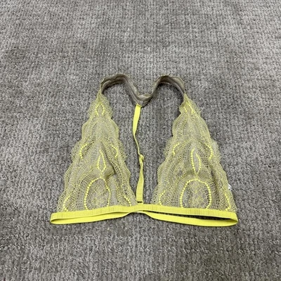 Bralette Free People amarillo-verde para mujer talla XS Foto 1 de 4