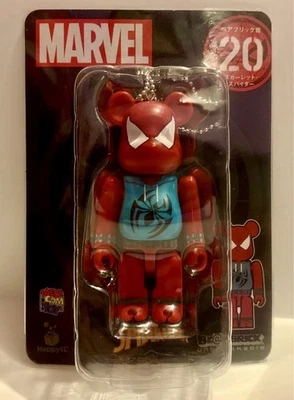 Marvel Japan Medicom Bearbrick Happy Lottery 100% Figure: Scarlet Spider #20 - Image 1 of 2