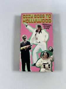 Ozzy Goes To Hollywood Official Intro Tape Original Vintage VHS - Picture 1 of 4