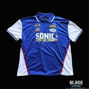NEW RARE Sonic the Hedgehog Racing Soccer Jersey SEGA BoxLunch size Large - Picture 1 of 3