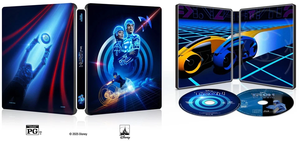 Steelbook Tron (1982) (4K UHD / Blu-ray + Digital) NEW - Image 1 of 4
