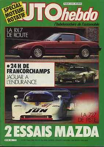 HEBDO AUTO Nr. 431 02.08.1984 Renntest MAZDA 727 MAZDA RX7 24h SPA - Bild 1 von 1