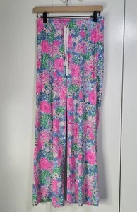 Lilly Pulitzer XS Pyjamahose Blumen Loungewear Lil Soiree - Bild 1 von 8
