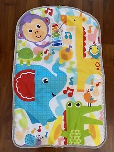 Fisher Price Kick Play Piano Jungle Animals Fabric Play Mat • Replacement Part