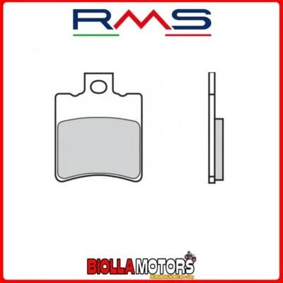 225100190 PASTIGLIE FRENO RMS ANTERIORE GILERA EAGLET 1997- 50CC (ORGANICHE) - Immagine 1 di 4