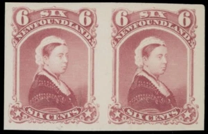 1870 Terranova Reina Victoria, Horizon Par Pruebas de 6C en Rosa, UN. #35P - Imagen 1 de 2