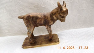 Zicklein in Bronze Prof. Fehrle Schw. Gmünd 1884-1974 - Bild 1 von 7