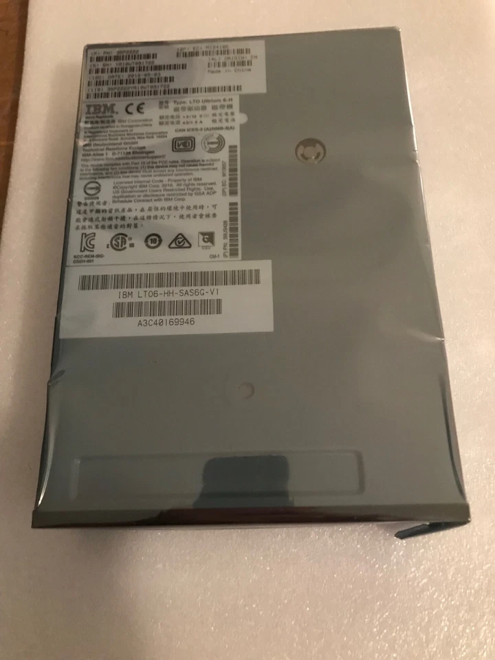 IBM 39U3428 35P0994 12X5258 35P2222 EU11 2.5/6.25Tb LTO6 HH SAS Drive 35P1049 - Image 1 of 1