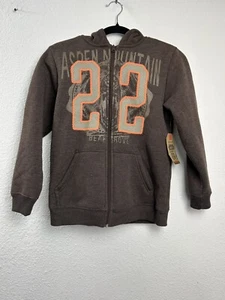 Y2K Route 66 Full Zip Hoodie Boys L Grunge New Old Stock Sweat Shirt Zip Up Hood - Picture 1 of 10