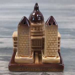 VINTAGE Washington D.C Salt & Pepper Shakers Monument And Capital Made In Japan - Picture 1 of 12