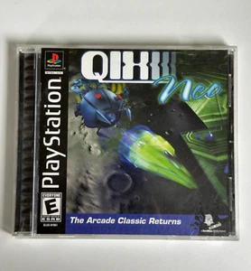 Qix Neo (Sony PlayStation 1, 2003) Juego Completo CIB, Estuche y Manual PS1 - Imagen 1 de 4