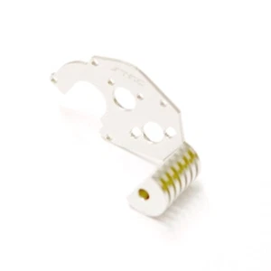 STRC STA31608S Aluminum Motor Plate w/built in Heatsink Silver for Axial SCX24 - Picture 1 of 2