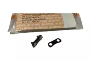 KIT MAGLIA GIUNZIONE CONGUNZIONE CATENA MOTOSEGA ORIGINALE STIHL 3/8" 3997660660 - Picture 1 of 1