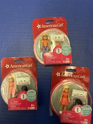 NUEVO Mega Construx American Girl Lote de 3 Figuras Mega Bloks Serie 1 Foto 1 de 4