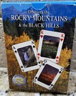 Cartes à jouer montagnes Rocheuses et collines noires neuves et scellées
