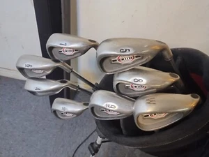 Callaway Iron Set 4 - 10 & Wedge Big Bertha RH Med Height 37" w/ Carry Bag - Picture 1 of 9