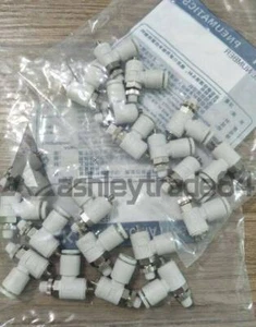 5PCS New SMC Flow Control Valve AS1201F-M3-04 AS1201F 4mm 5/32" Pushlok Tube #WD - Bild 1 von 4