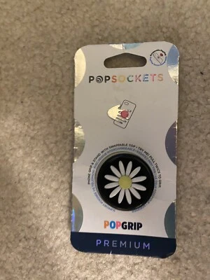 PopGrip: Phone Grip and Phone Stand, Collapsible, Swappable Top, Festival Daisy - Image 1 of 2