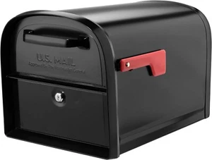 6300B-10 Oasis 360 Locking Parcel Mailbox Extra Large Black 6300B-10 NIB - Picture 1 of 9