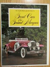 Hardbound Book Automobile Quarterly's Great Cars & Grand Marques c1976