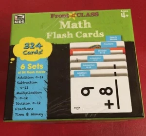 Math Flash Cards (Ages 4+) 324 Cards In 6 Sets Thinking Kids Front of the Class - Picture 1 of 5