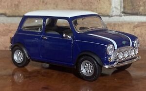 Mini Cooper 1:18 Diecast Model BLUE BY SUNNYSIDE LTD 