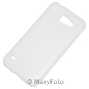 HUAWEI CUSTODIA ORIGINALE HARD SLIM CASE BACK REAR COVER ASCEND Y550 WHITE NEW - Foto 1 di 4