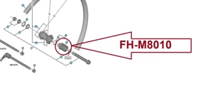 SHIMANO Corpo Ruota Libera Shimano FH-M8010 MTB - Foto 1 di 1