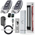 Door Lock Entry Gate Control System, 400lbs Magnetic Lock +2 Remote Controls TOP