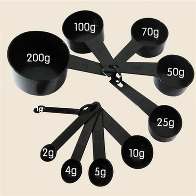 5/10Pcs Kitchen Measuring Spoons Baking Cups & Scoops for Sugar, Flour, and Tea - Image 1 of 4