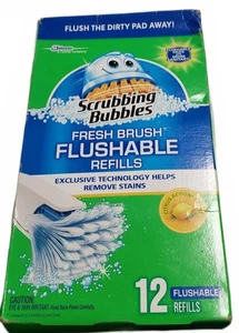 Scrubbing Bubbles Fresh Brush Flushable Refills, 12 Count - Picture 1 of 5