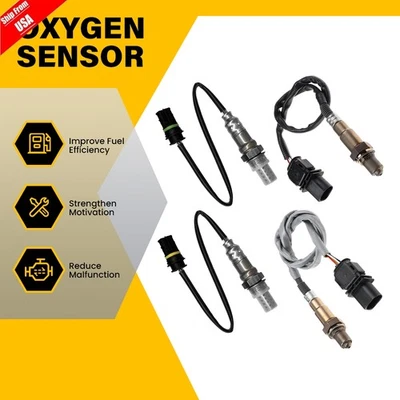 Juego de 4 sensores de oxígeno O2 para BMW 2008 2009 2010 135I 335I 3,0 L L L6 turboalimentado Foto 1 de 4