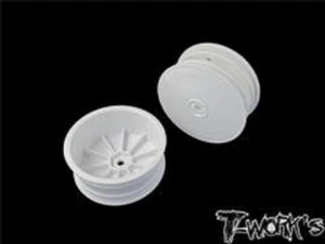 Rueda delantera Tworks TE-218BW2 1/10 4x4 - blanca 2,2 12 mm hexagonal - 1 par - Imagen 1 de 1