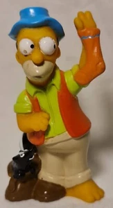 The Simpsons Homer Simpson Camping Mini Figure 1990 Vintage Vinyl Collectable - Picture 1 of 7