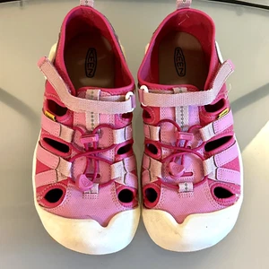 Keen Girls Waterproof Sandals Hiking Water Shoes Pink Knotch Creek Size 5 - Picture 1 of 9