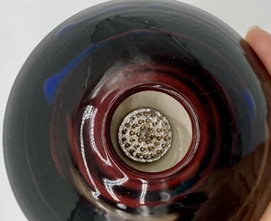 Studio Art Ichiban Glazed Ceramic Flower Frog Vase Artist Signed - Picture 1 of 11