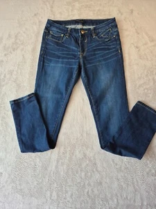 Vigoss Studio Womens Jeans Size 7/8 Skinny Low Rise Dark Wash Blue Denim - Picture 1 of 12