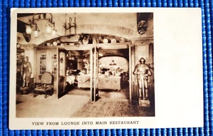 Janssen View from Lounge to Main Restaurant Midtown Hofbran New York Postcard - Picture 1 of 2