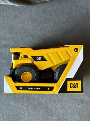 New Caterpillar Cat Mini Crew Dump Truck Toy Tractor NIB/2022/Plastic/ 7”/4” - Image 1 of 4