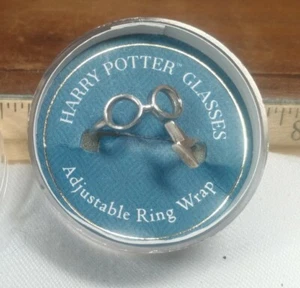 HARRY POTTER ALEX AND ANI 925 Sterling Silver Glasses & Bolt Adjustable Ring - Picture 1 of 4
