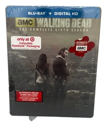 The Walking Dead The Complete Sixth 6th Season Steelbook Blu-ray Digital HD NEW - Image 1 of 2