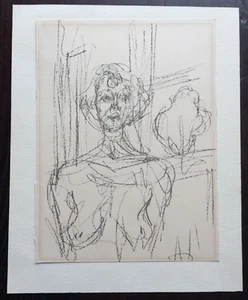Alberto Giacometti Annette Portrait Mourlot Original Lithograph 1964 Modern Art - Picture 1 of 4