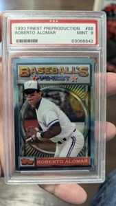 š„Roberto Alomar /5000 Promo PSA 9 1993 Topps Finest #88 Rare SSP Circle Backš„ - Picture 1 of 3