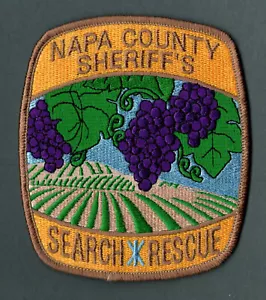 Napa County Kalifornien Sheriff Polizei SAR Aufnäher - Bild 1 von 1