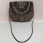 Vintage La Regale Purse Party Evening Bag Beaded Embellished Clutch Chain Strap