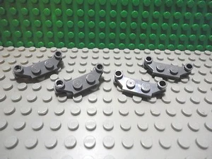 Lego 4 Dark Bluish Gray 1x4 plate offset - Picture 1 of 1