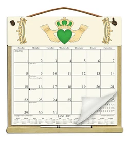 CLADDAGH KALENDERHALTER - JEDES JAHR NACHFÜLLBAR! - Bild 1 von 1
