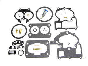 Mercruiser Marine 2 Barrel Carburetor Repair Kit Mercarb Alcohol Resistant - Picture 1 of 12
