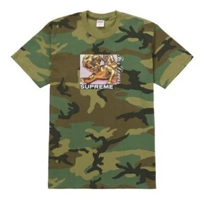 Supreme For Lovers Tee Woodland Camo Size Large FW20 - Picture 1 of 6
