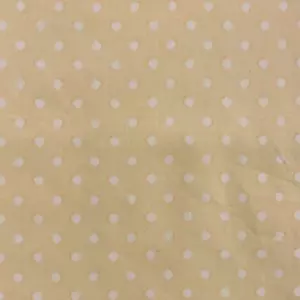 Waverly Yellow & White Polka Dot Designer Fabric Childrens Fabric By The Yard - Picture 1 of 3